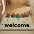 Set of 2 Box Puppy Alien Cartoon PVC Coil Entrance Mats - Non-Slip Dirt Trapping Door Mats (50x80cm)