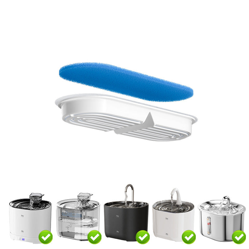 Premium Replacement Filters for FT666 Pet Water Fountain | 5-Piece Set | High-Efficiency Multi-Layer Filtration