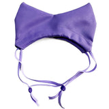 Purple Professional 2-Piece Adjustable Waterproof Pet Shower Cap | Ear Protection for Cats and Dogs | Bathing and Swimming Accessory