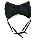 Black Professional 2-Piece Adjustable Waterproof Pet Shower Cap | Ear Protection for Cats and Dogs | Bathing and Swimming Accessory
