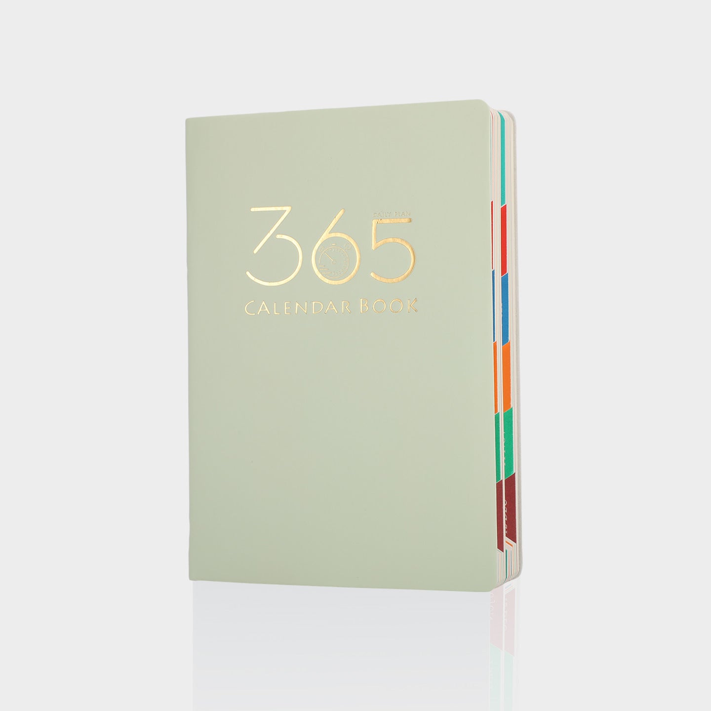 Green 2026 Daily Planner & 365 Days Calendar Book | Professional Time Management Organizer | Work Efficiency Handbook 190x160mm