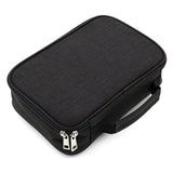 Black72-Slot Pencil Case  Large Capacity -Oxford Cloth Storage for Students, Artists & Stationery (23x7x16 cm, 228g)