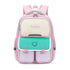 Pink-green Lightweight Kids School Backpack | Large Capacity Multi-Pocket Travel Bag | Ergonomic Primary Student Daypack