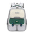 Grey-green Lightweight Kids School Backpack | Large Capacity Multi-Pocket Travel Bag | Ergonomic Primary Student Daypack