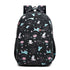 Black Premium Large Capacity Cute Cartoon Student Backpack | Multi-Layered Casual School Bag | Ergonomic Travel Daypack for Kids 46cm