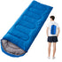 Blue 0.7kg Ultra-Lightweight Compact Sleeping Bag | Portable Outdoor Camping & Travel Gear | Breathable Warm Weather Sleep System