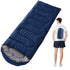 Navy-blue 0.7kg Ultra-Lightweight Compact Sleeping Bag | Portable Outdoor Camping & Travel Gear | Breathable Warm Weather Sleep System