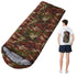 Camouflage 0.7kg Ultra-Lightweight Compact Sleeping Bag | Portable Outdoor Camping & Travel Gear | Breathable Warm Weather Sleep System