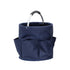 Navy Blue 17L Collapsible Handheld Storage Bucket | Multi-Pocket Portable Camping & Picnic Basket | Durable Waterproof Organizer for Beach, Bath and Shopping