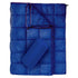 Blue Compact Lightweight Quilted Blanket - Soft, Warm, and Portable for Outdoor Adventures
