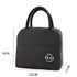 Black Portable Insulated Lunch Bag for Kids & Adults | Cute Panda Thermal Bento Tote | Lightweight Water-Resistant Meal Prep Bag