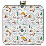 Maze Adventure Thick Waterproof Foldable Picnic Mat - 150x200cm for Camping & Beach