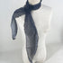 2 Pcs Black Fruit Pattern Rose Flower Thin Scarf – Elegant and Versatile Neck Wrap for Women