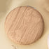 2 Pcs Khaki Portable Wooden-Style Makeup Mirror - Dual-Sided High-Definition Compact Mirror 