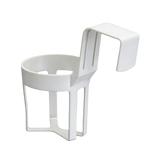 White Car Cup Holder – Universal Vehicle Drink Organizer, Portable Beverage Rack (Set of 4)