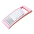2 Pcs Pink Multi-Functional Vegetable Slicer – Stainless Steel Grater for Shredding, Slicing & Dicing