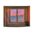 A pattern of sunset clouds outside the window Wall Tapestry 200x150cm - Soft Plush Fabric Hanging for Bedroom, Living Room, Dorm Decor - Includes Mounting Kit for Easy Installation