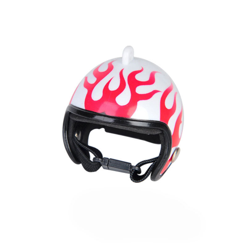 White Pet Chicken Helmet Set of 3 – Protective Headgear for Chicks, Hens, and Birds