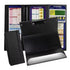Black Three-Fold Clipboard with Document Holder – PP Material, Compact Design for Medical & Office Use