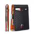 Black and orange 12-Card Slot Men&
