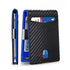 Black and blue 12-Card Slot Men&