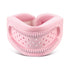 Pink Hollow Neck Support Brace – Ergonomic Cervical Collar with Breathable Design for Posture Correction and Daily Use