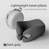 Dark gray Memory Foam U-Shaped Travel Neck Pillow – Ergonomic Support for Airplane, Car, and Office Use