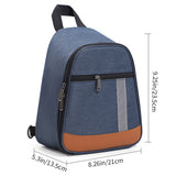 Navy blue Portable Insulated Lunch Bag with Thick Aluminum Foil Lining – Oxford Fabric Thermal Food Carrier for Work, School, Travel & Outdoor Use