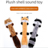 3-Pack Plush Pet Toys with Squeaker – Durable Fur-Textured Chew Toys for Dogs, Featuring Three Distinct Designs for Long-Lasting Fun