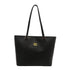 Black Large Capacity Tote Bag – Vintage-Style Shoulder Handbag for Daily Use & Office Commute