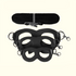 2-Pack Black Small Mammal Harness Set – 6 Pcs (S/M/L ×2) + 2×1.5m Leashes for Secure Outdoor Handling