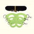 2-Pack Apple green Small Mammal Harness Set – 6 Pcs (S/M/L ×2) + 2×1.5m Leashes for Secure Outdoor Handling