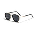 Gold and black Rectangular Sunglasses – Classic Frame Design with Adjustable Nose Pads for Daily Wear