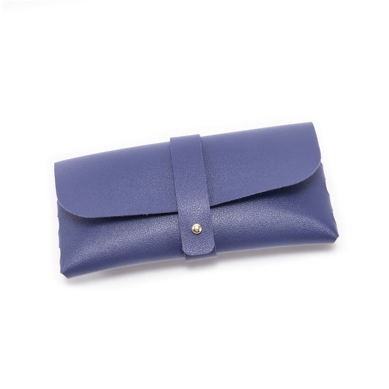 30-Piece Blue Chic & Sleek PU Leather Soft Eyeglass Case - Protective Pouch for Sunglasses & Reading Glasses