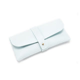 30-Piece sky blue Chic & Sleek PU Leather Soft Eyeglass Case - Protective Pouch for Sunglasses & Reading Glasses