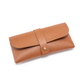 30-Piece brown Chic & Sleek PU Leather Soft Eyeglass Case - Protective Pouch for Sunglasses & Reading Glasses