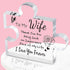 Interlocking Puzzle-Shaped Desktop Decor – 10.5cm Square Display Piece for Home or Gifting(Wife)