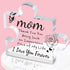 Interlocking Puzzle-Shaped Desktop Decor – 10.5cm Square Display Piece for Home or Gifting(Mom)
