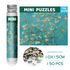2 PCS 150-Piece Mini Puzzle in Reusable Tube – Compact Jigsaw for Home or Travel, Frame Not Included(105-Apricot blossoms are in full bloom)