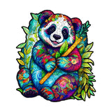 Irregular-Shaped Puzzle – A3 Size (33×43cm), 210-Piece Design, 4mm Thickness, Compact Packaging(Flute Panda)