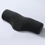 Dark Grey Cervical Support Pillow – Memory Foam Core with Ergonomic Design for Neck Pain Relief and Deep Sleep