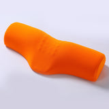 Orange Cervical Support Pillow – Memory Foam Core with Ergonomic Design for Neck Pain Relief and Deep Sleep