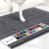 Dark grey 50×80 cm Extra-Thick Chenille Floor Mat for Bathrooms and Pet Use – High-Density Absorbent, Non-Slip, Machine-Washable Rug for Dogs and Humans