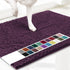Purple 50×80 cm Extra-Thick Chenille Floor Mat for Bathrooms and Pet Use – High-Density Absorbent, Non-Slip, Machine-Washable Rug for Dogs and Humans
