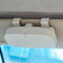 Beige Universal Car Sun Visor Glasses Case, No-Damage Installation Sunglasses Holder, Protective Eyewear Storage Box for Car Interior Accessories