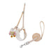 White Lace Y-Shaped Pet Harness and Leash Set - Breathable Mesh Vest for Small to Medium Dogs and Cats - Comfortable Walking Gear with 150cm Leash(Size:S)