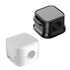 24 Pack Magnetic Cable Organizer Clips with 12 Black and 12 White Pieces, Reusable Adhesive Cord Management Holder for Desk and Car Charging Cables