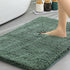 Atrovirens Thickened Chenille Bathroom Floor Mat 50x80cm Super Absorbent Non-Slip TPR Backing Rug for Shower Entrance and Washroom Soft Comfort for Local Households
