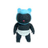 Black 26CM Large Squeeze Ugly Doll Stress Relief Toy Slow Rebound TPR Sand-Filled Squishy Figure for Local Home Pretend Play and Anxiety Reduction(Blue cap and white trousers)
