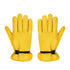 Size XL Golden Yellow Top-Grain Cowhide Protective Work Gloves, Durable Wear-Resistant Labor Safety Solution for Local Industrial Professionals